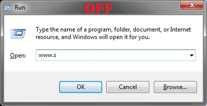 Windows Explorer AutoComplete - Turn On or Off-run_off.jpg