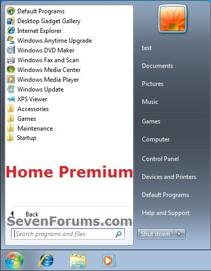 Start Menu All Programs in Windows 7 - Restore Default Shortcuts-home_premium_start_menu.jpg