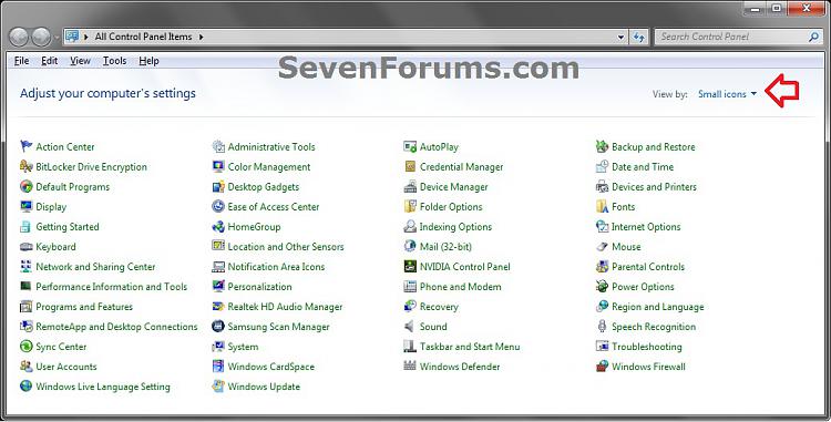 Control Panel Icons View Shortcut - Create-cp__small_icons_view.jpg