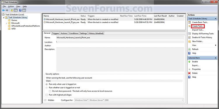 Elevated Program Shortcut without UAC Prompt - Create-step1.jpg