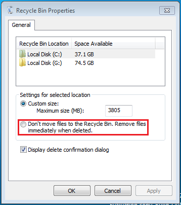Recycle Bin - Permanently Delete Items Automatically-capture.png