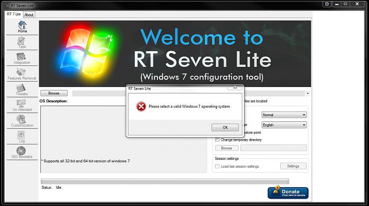 Slipstream Windows 7 SP1 into a Installation DVD or ISO File-rt7lite-wont-take-vista.jpg