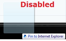 Internet Explorer 9  - Enable or Disable Ability to Pin Sites-disabled_taskbar.jpg