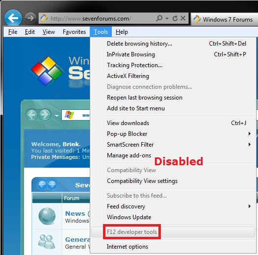 Internet Explorer F12 Developer Tools - Enable or Disable-tools_menu_bar_disabled.jpg