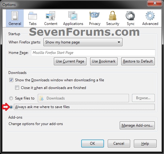 Firefox - Change Default Download Save To Location-ask.jpg
