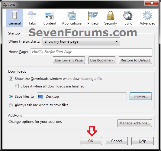 Firefox - Change Default Download Save To Location-save-3.jpg