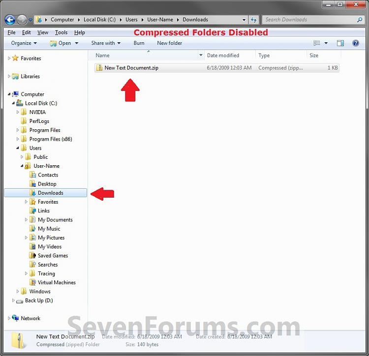 Zip Folders Enable Or Disable Windows Explorer View Windows 10 Forums Zip Folders Enable Or Disable Windows Explorer View Windows 10 Forums