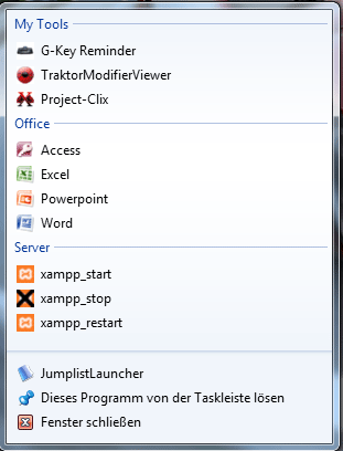 Jumplist Launcher - Create Custom Jump Lists-jumplistlauncher1.png