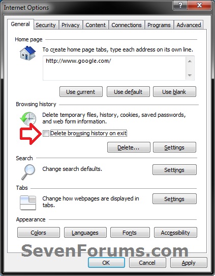 Internet Explorer - Delete browsing history on exit-step-2.jpg