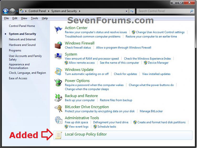 Control Panel - Add Local Group Policy Editor-category.jpg