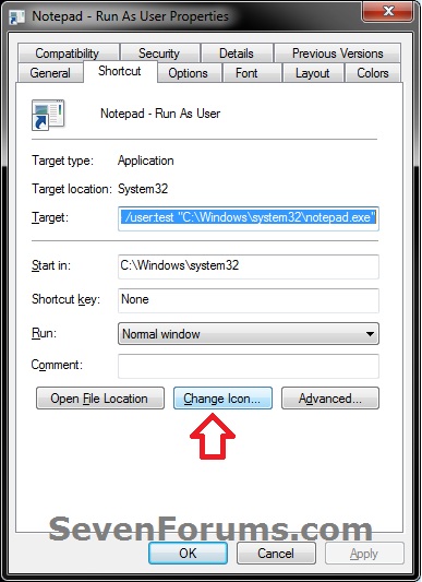 Run as Different User Shortcut - Create for Specified Program and User-step3.jpg