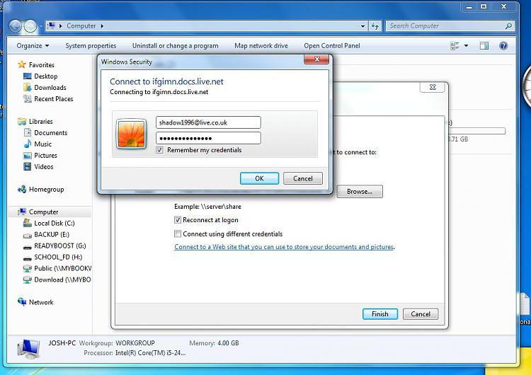 Windows Live SkyDrive - Map Drive-credentials.jpg