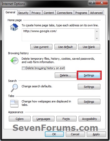 Internet Explorer - Temporary Internet Files - Browse-step2.jpg