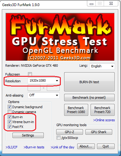Video Card - Stress Test with Furmark-settings.png