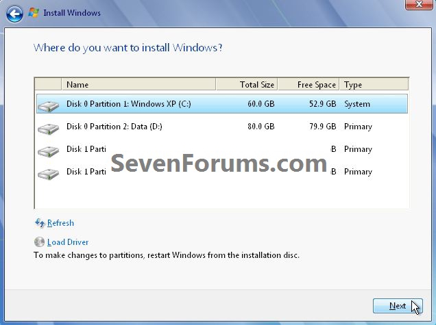 Clean Install Windows 7 from the Windows XP Desktop-where.jpg