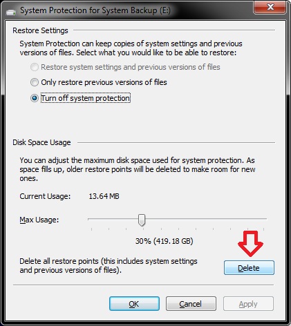 System Protection - Change Disk Space Usage-1.jpg