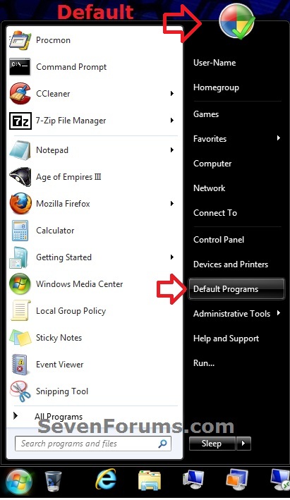 Default Programs - Change Default Icon in Start Menu-default.jpg