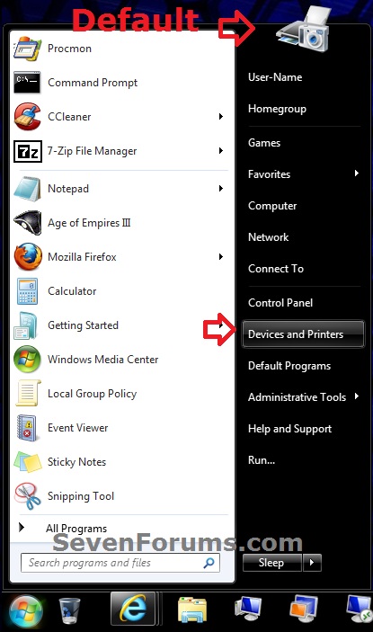 Devices and Printers - Change Default Icon in Start Menu-default.jpg