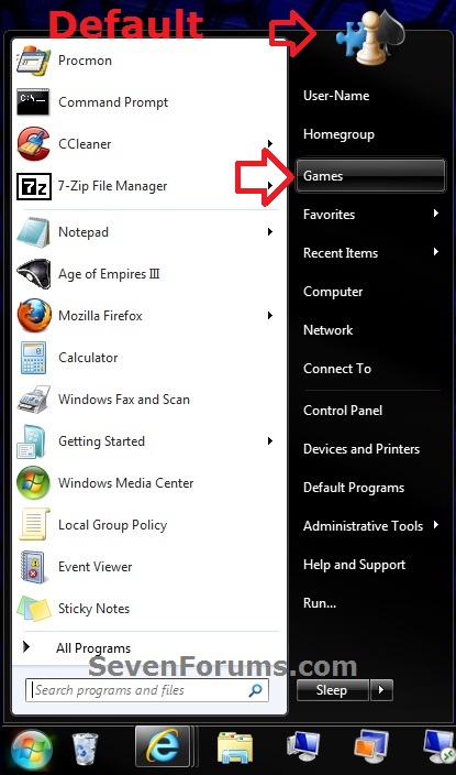 Games - Change Default Icon in Start Menu-default.jpg