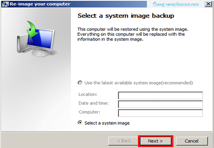 SATA drivers - Load in Windows System Image Recovery-imagerecovery002.png