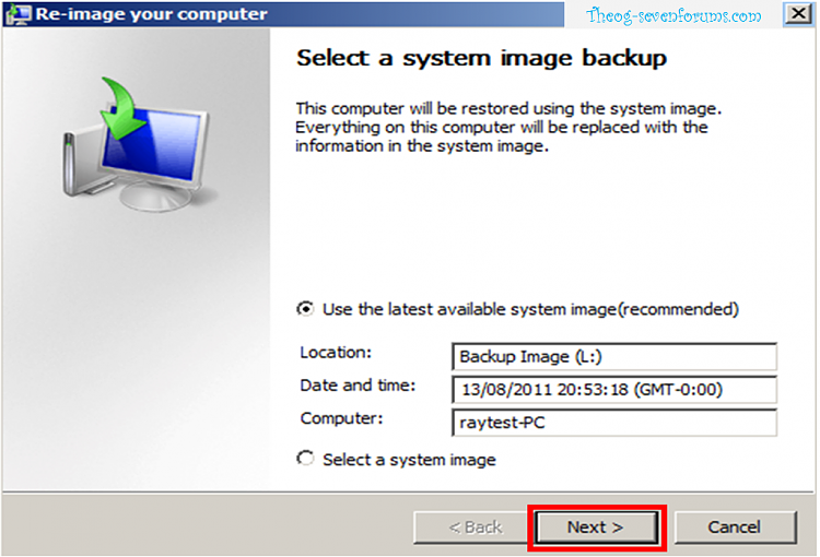 SATA drivers - Load in Windows System Image Recovery-imagerecovery012.png