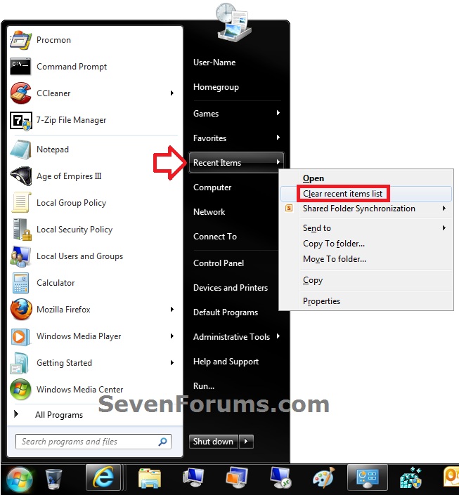 Recent Items List - Clear-start_menu.jpg