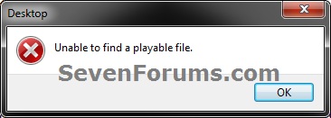 Play all - Add to Context Menu in Windows 7-play-all-error.jpg