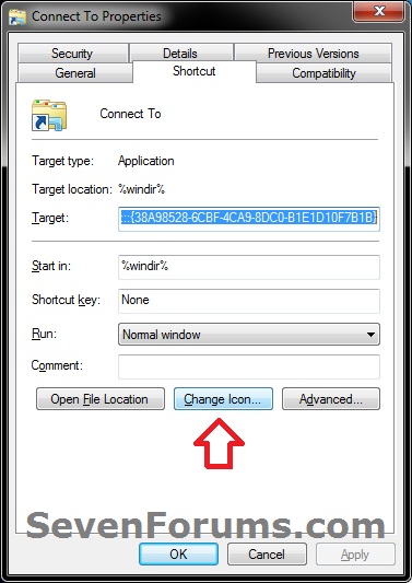 Connect To Shortcut - Create in Windows 7-step3.jpg