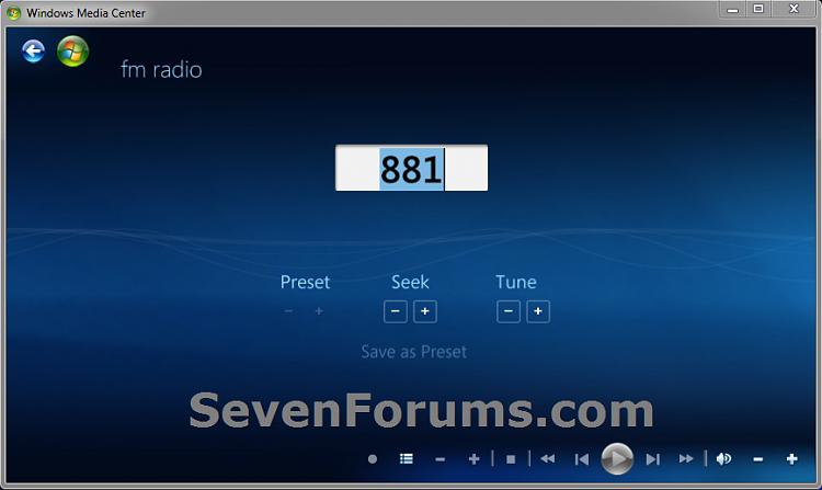 Windows Media Center - FM Radio - Create Shortcut-fm-radio.jpg