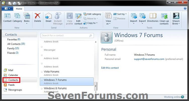 Windows Live Mail - Export and Import Contacts-step1.jpg