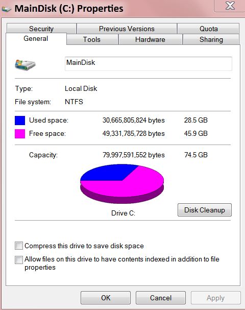 SFC /SCANNOW Command - System File Checker-maindisk.jpg