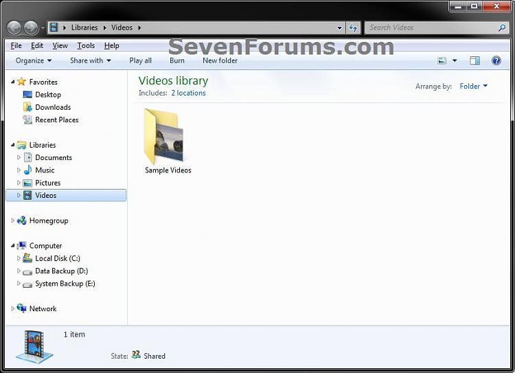 Videos Library - Create Shortcut in Windows-videos.jpg