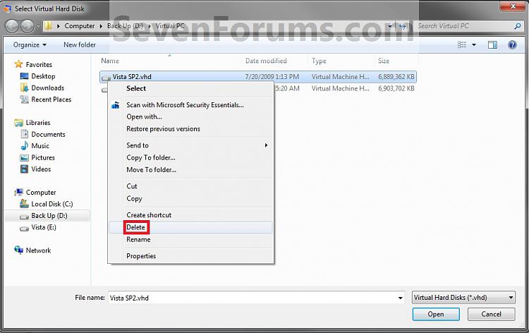 Windows Virtual PC - Delete a Virtual Machine-vhd.jpg