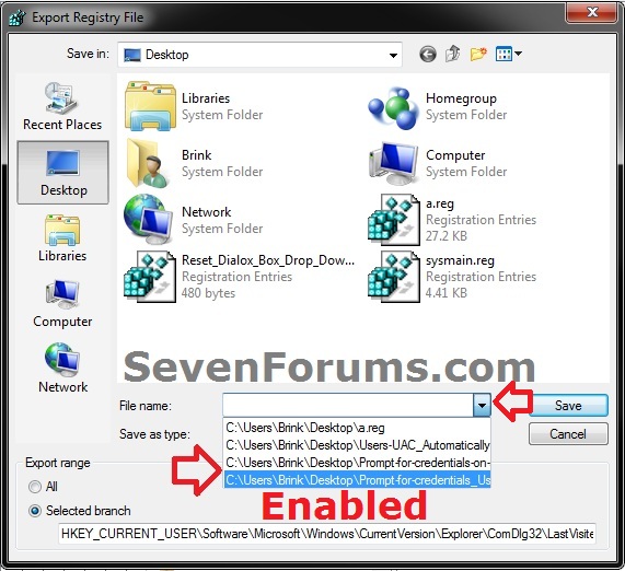 Common Dialog Boxes - Enable or Disable Dropdown List of Recent Files-enabled-2.jpg