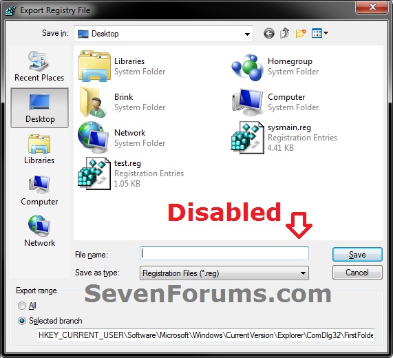 Common Dialog Boxes - Enable or Disable Dropdown List of Recent Files-disabled-2.jpg