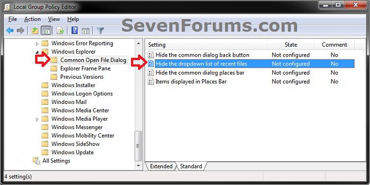 Common Dialog Boxes - Enable or Disable Dropdown List of Recent Files-gpedit-1.jpg