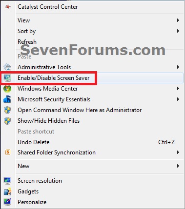 Screen Saver - Toggle On or Off - Add to Desktop Context Menu-example.jpg