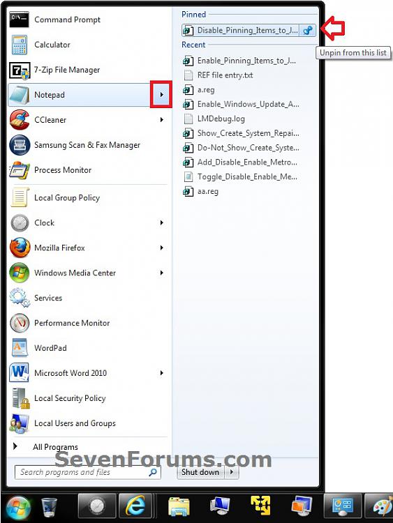 Jump Lists - Pin or Unpin Items-unpin_start-menu.jpg