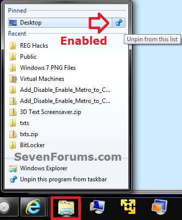 Jump Lists - Enable or Disable Pinning and Unpinning of Items-enabled_taskbar.jpg