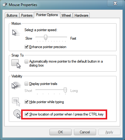 Pointer - Show location with CTRL Key - Enable or Disable-show-location.png