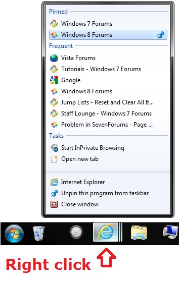Jump Lists - Backup and Restore in Windows 7-taskbar.jpg