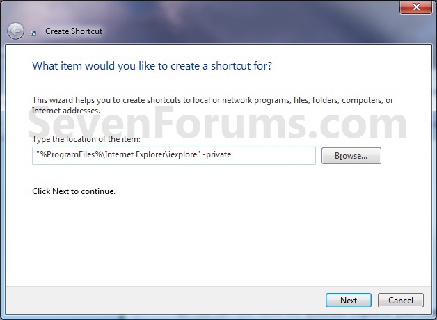 Internet Explorer InPrivate Browsing Shortcut-location.jpg