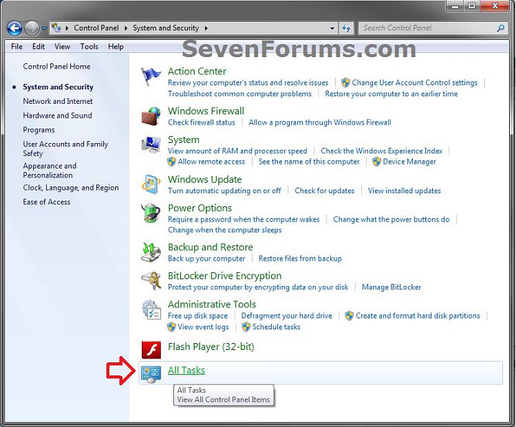 Control Panel - Add or Remove &quot;All Tasks&quot; (God Mode)-security_category.jpg