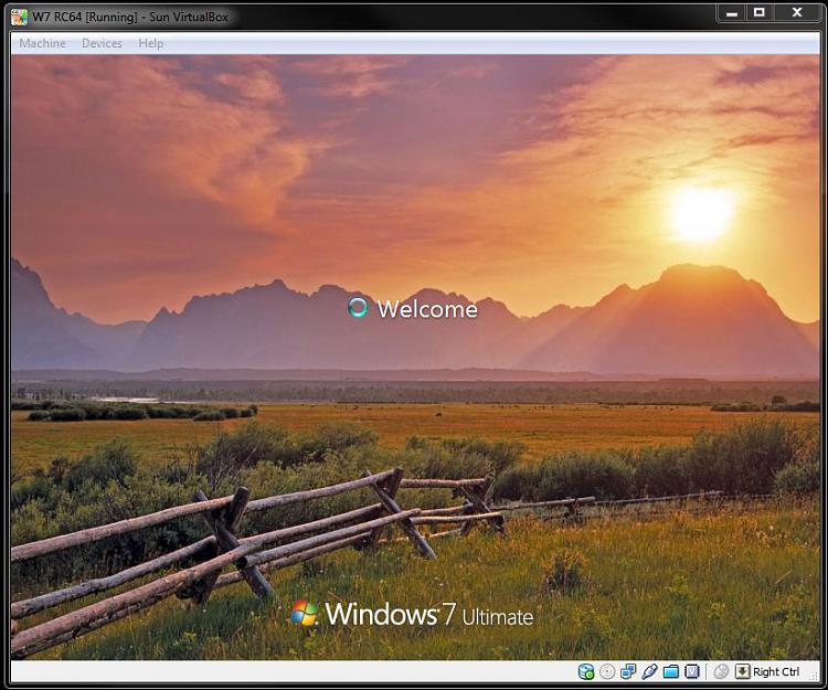SkyDrive - Upload to from Windows 7 Desktop-virtual-box-logon-screen.jpg