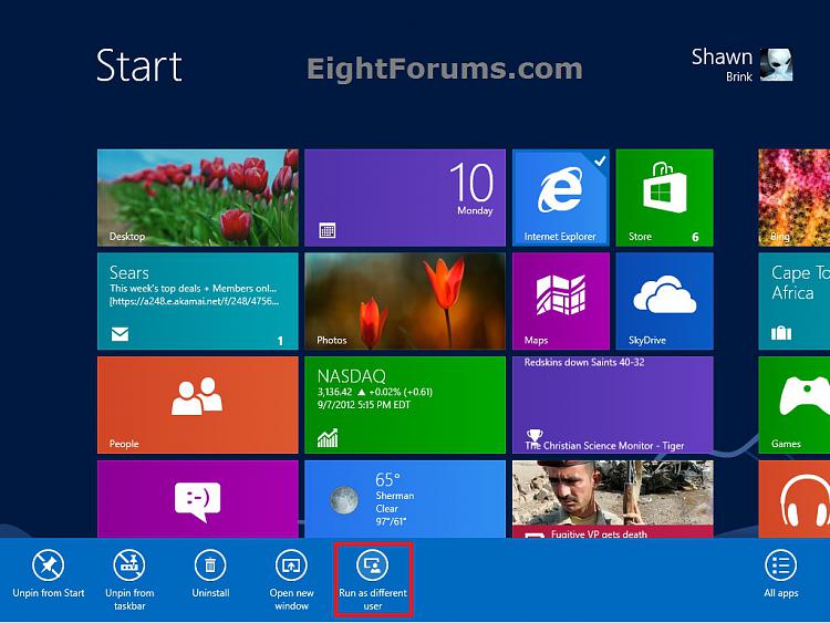 Run as Different User-start.jpg