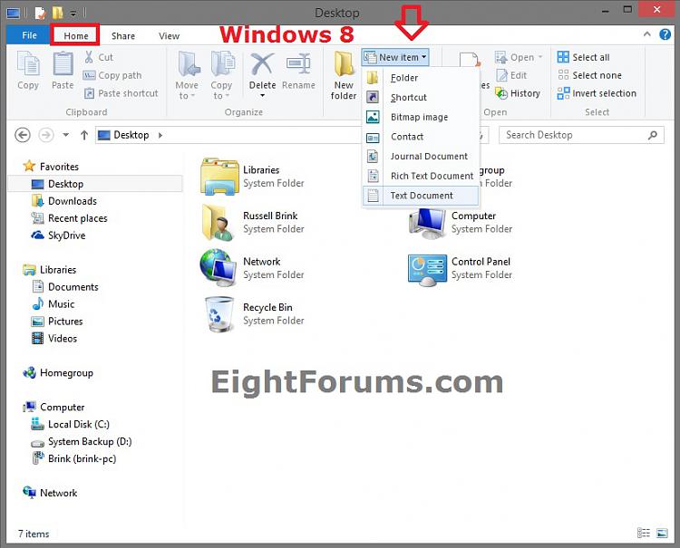 New Context Menu - Remove &amp; Restore Default Menu Items-windows-8.jpg