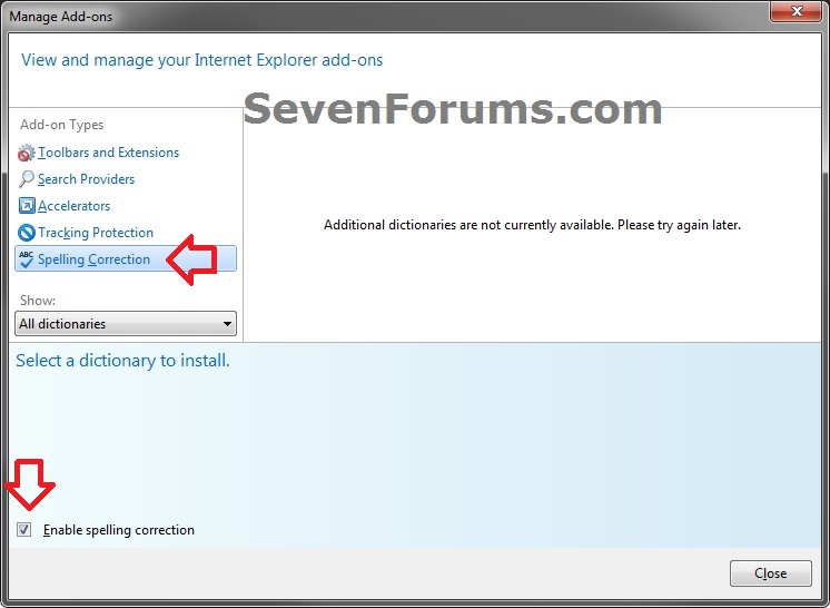 Internet Explorer 10 (IE10) Spelling Correction - Enable or Disable-w7_ie10-2.jpg