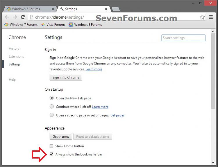 Chrome Browser - Turn Bookmarks Bar On or Off-settings-2.jpg