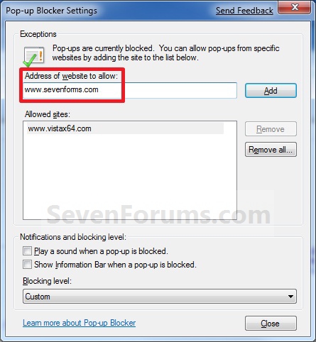 Internet Explorer Pop-up Blocker Exceptions - Add or Remove a Website-add.jpg