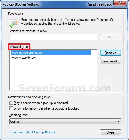 Internet Explorer Pop-up Blocker Exceptions - Add or Remove a Website-remove.jpg